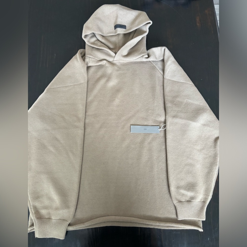 Fear of God Essentials Knit Hoodie 'Oak’ XXL NWT